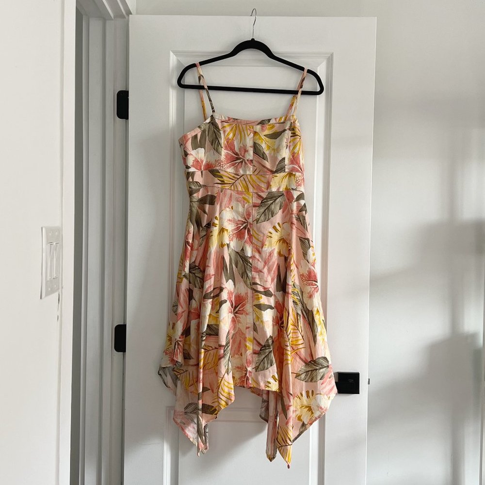 Joie tropical floral cocktail dress